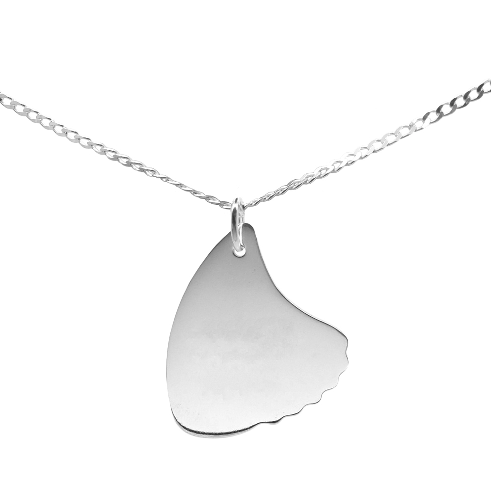 Sterling Silver Plectrum Shark fin - 9