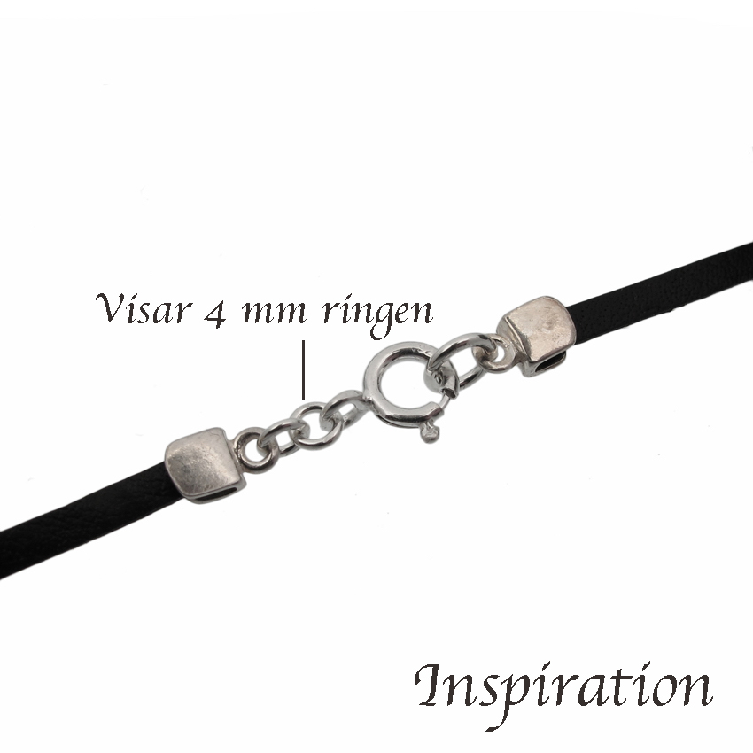 Rund 4mm fin öppen bindring wire 0.8mm - 2