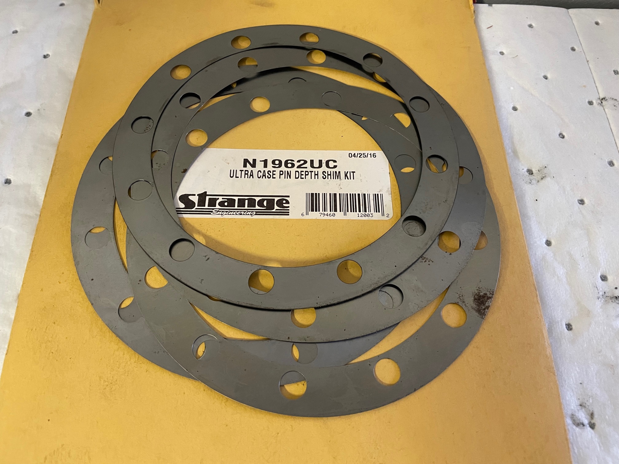 Shims pinionghöjd Strange Ultra Case - 2
