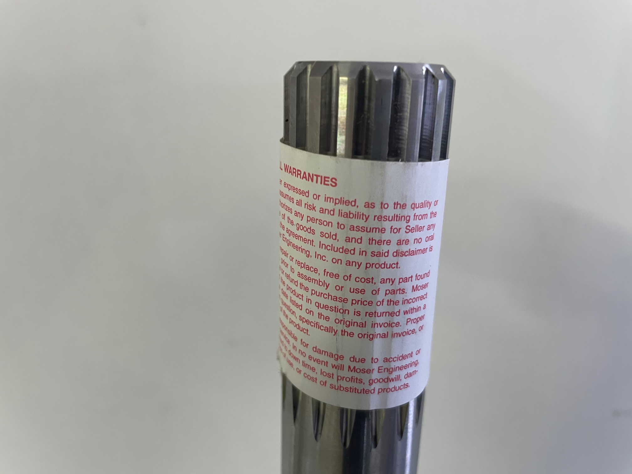 Moser Drivaxlar EC 17 splines 55-57 - 3
