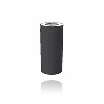 Skorstenslängd Helisolerad  50 455mm  Grå
