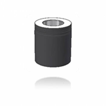 Skorstenslängd Helisolerad 50  205mm Svart