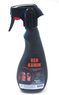 Glasrengörning Kamin