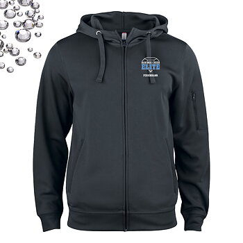 Active Hoody Full Zip, unisex | Rhinestones