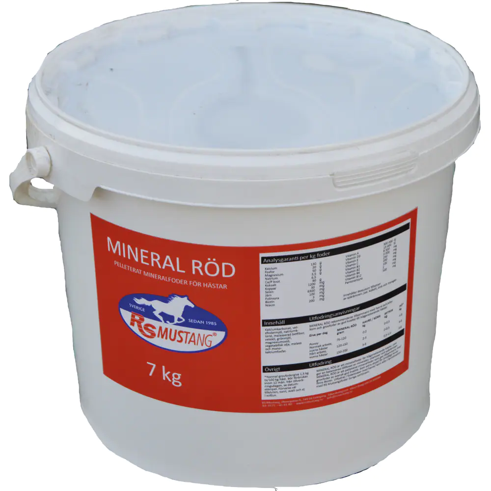 Mineral Röd  7 eller 15kg