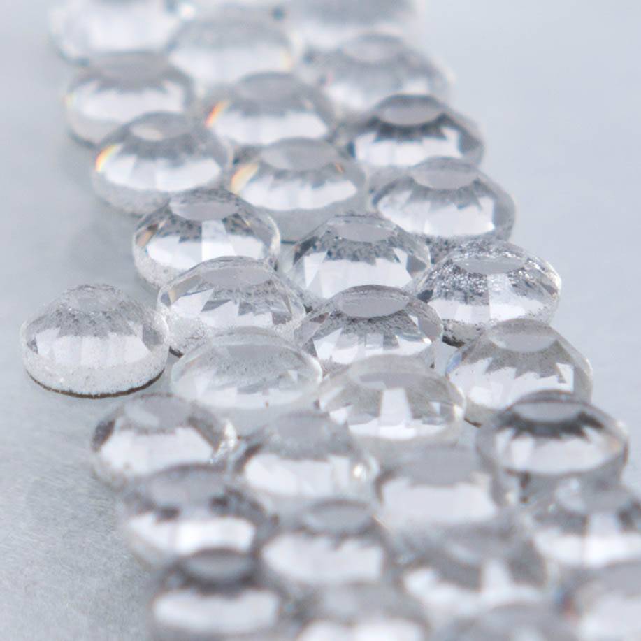 Hot-Fix Glittersten Crystal 4mm