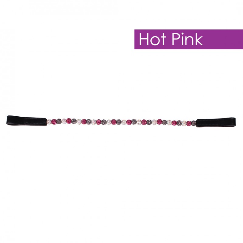 Pannband - runda bollar i strass - 2