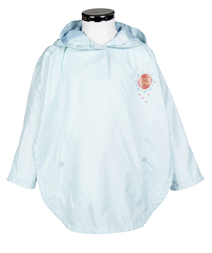 Regn cape med hästtryck