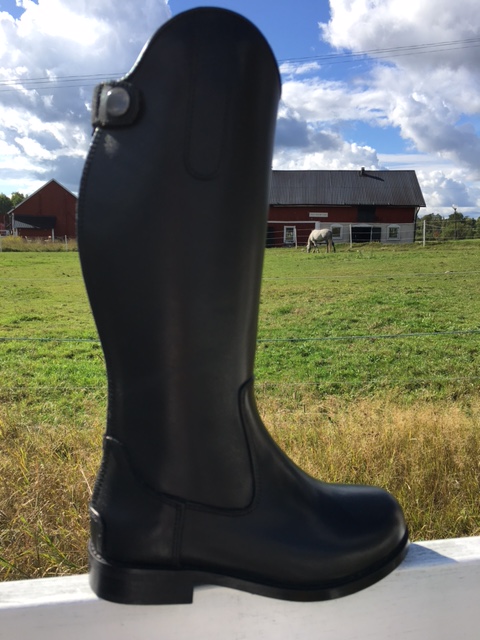 Barnridstövel i äkta kvalitetsläder
