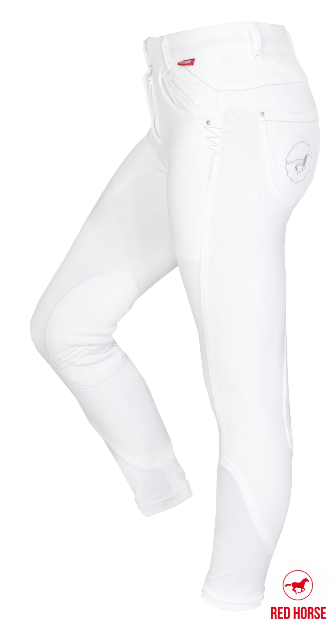Ridbyxa Slimfit - Vit eller Marin - 4