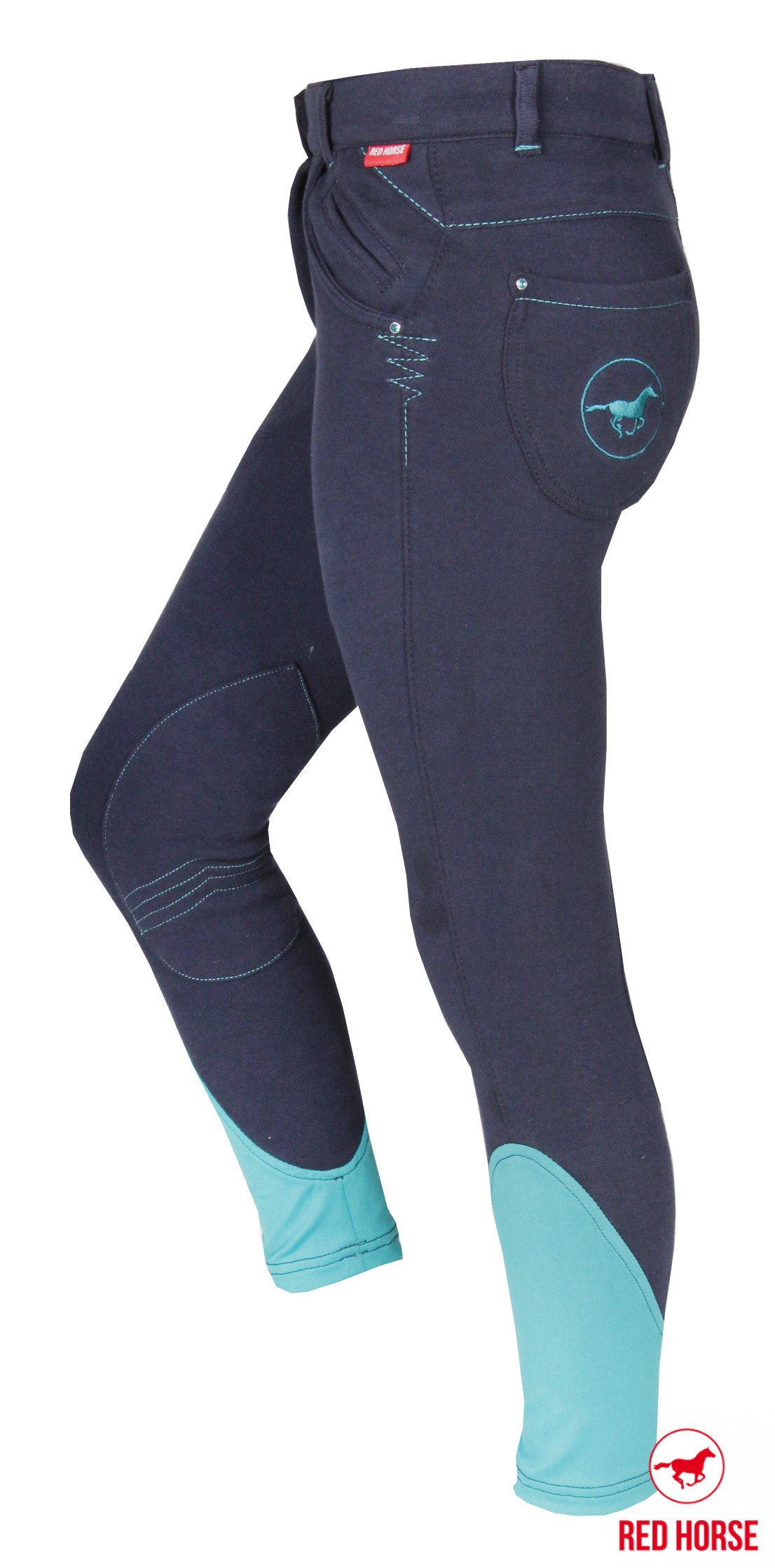 Ridbyxa Slimfit - Vit eller Marin - 3