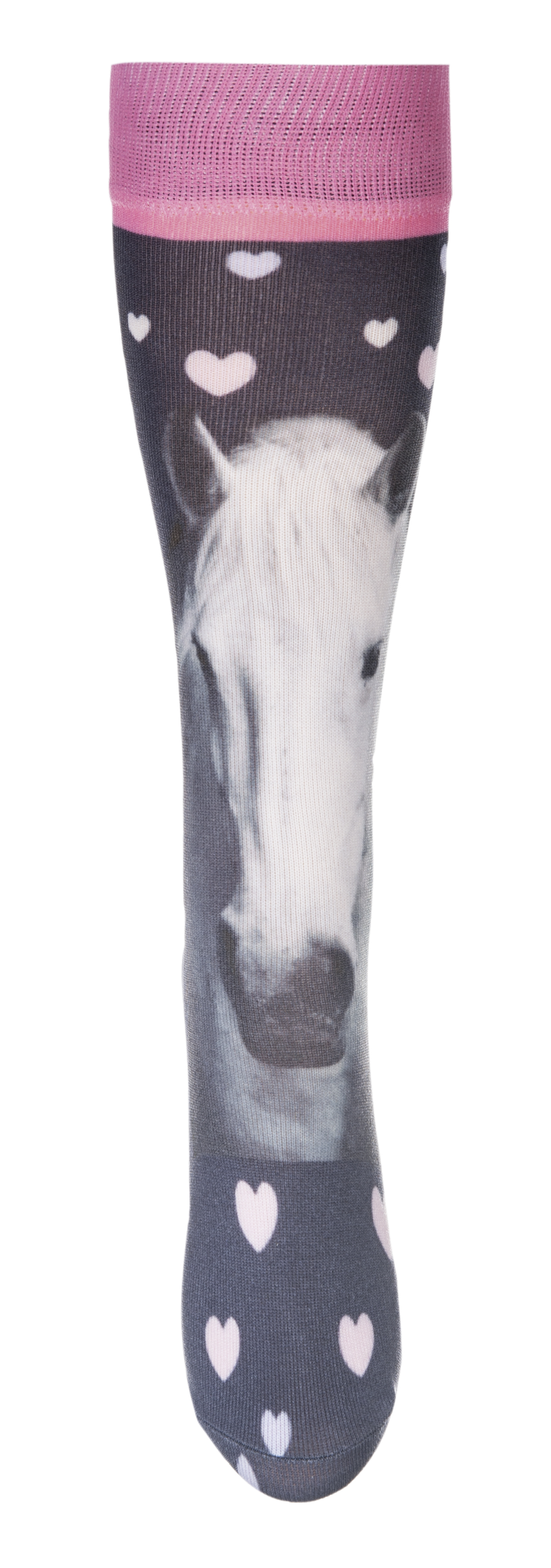 Ridstrumpa - Nylon- Med hästfoto - 6