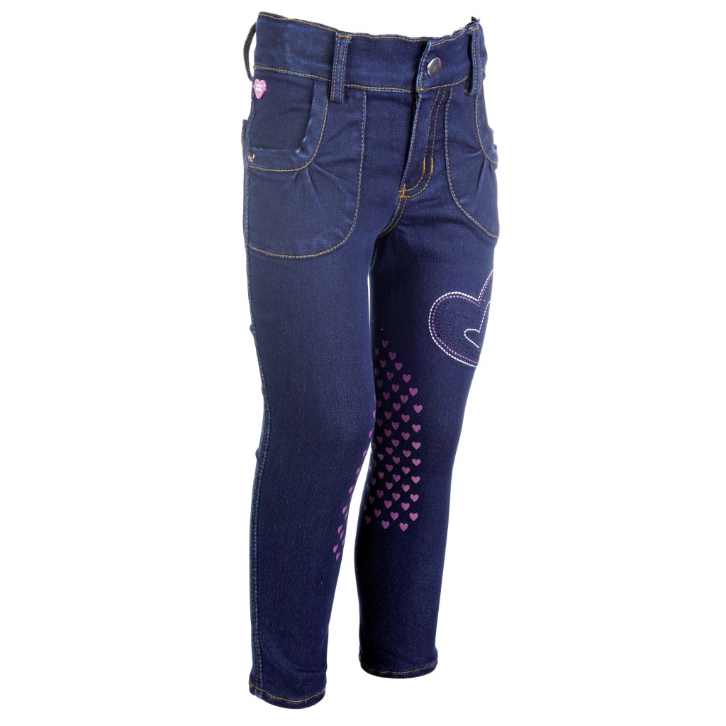 Fina Jeansridbyxor med silikonskoning - 3