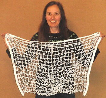 Hönät platt Mikro med ett knytsnöre 90x60 cm