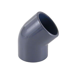 PVC Limkoppling 45° ø50mm
