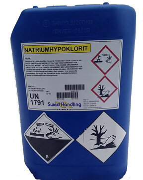 Natriumhypoklorit 25 liter 30 kg