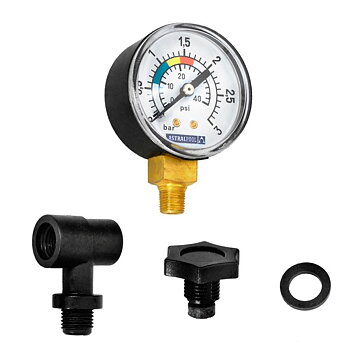 Astral manometer-kit sidomonterat