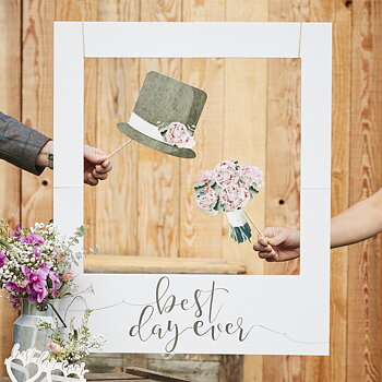 Rustic Romance - Photo Booth Sign 