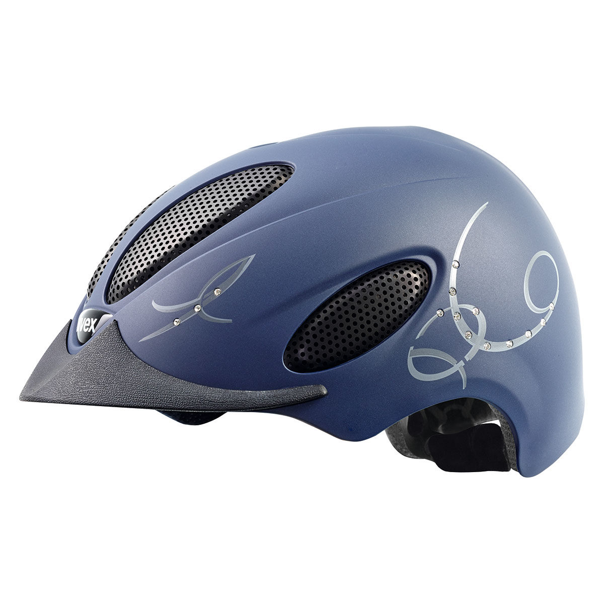 Ridhjälm Uvex Perfexxion Glamour blue matt S