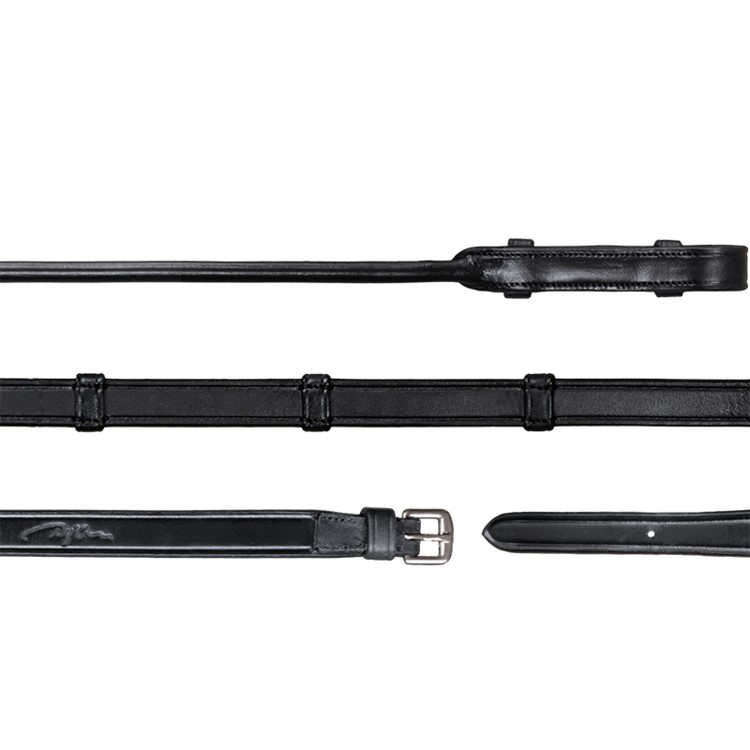 Lädertygel Dyón Dressage Collection med stoppar