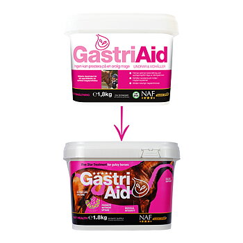 NAF Gastri Aid ny etikett
