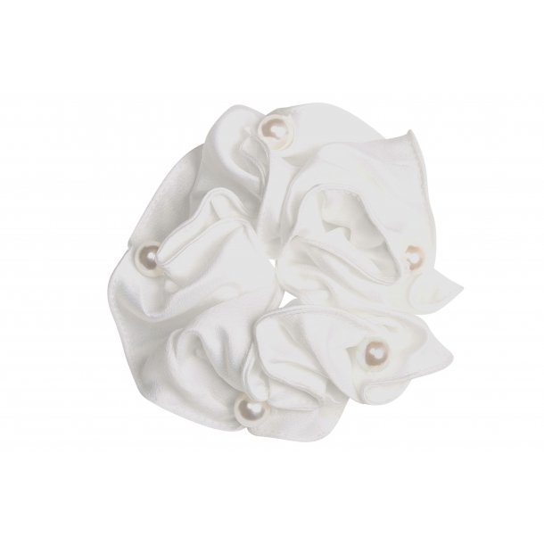 Scrunchie SD  Design Satin Pearl till donut - 5