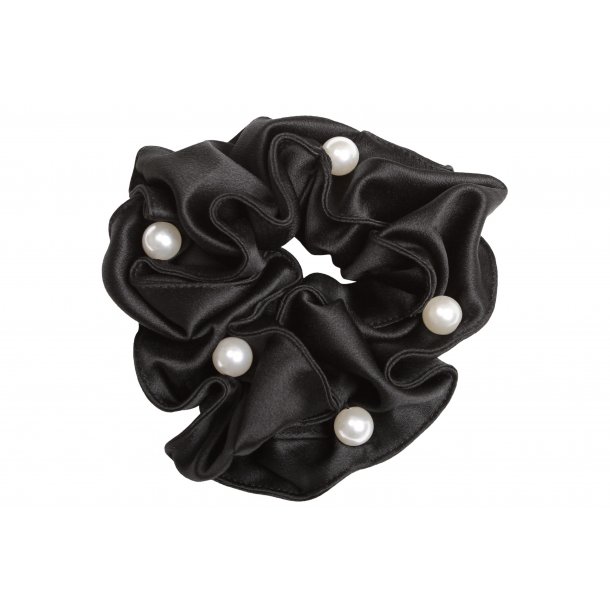 Scrunchie SD  Design Satin Pearl till donut - 4