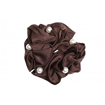 Scrunchie SD  Design Satin Pearl till donut
