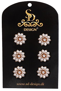 Hårsmycke SD  Design Gold & Pearl