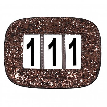 Tävlingsnummer SD Design  Brown Glitter 