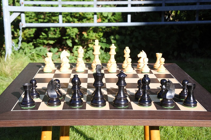 Schackpjäser Staunton Classic 3.5 eboniserade - 2
