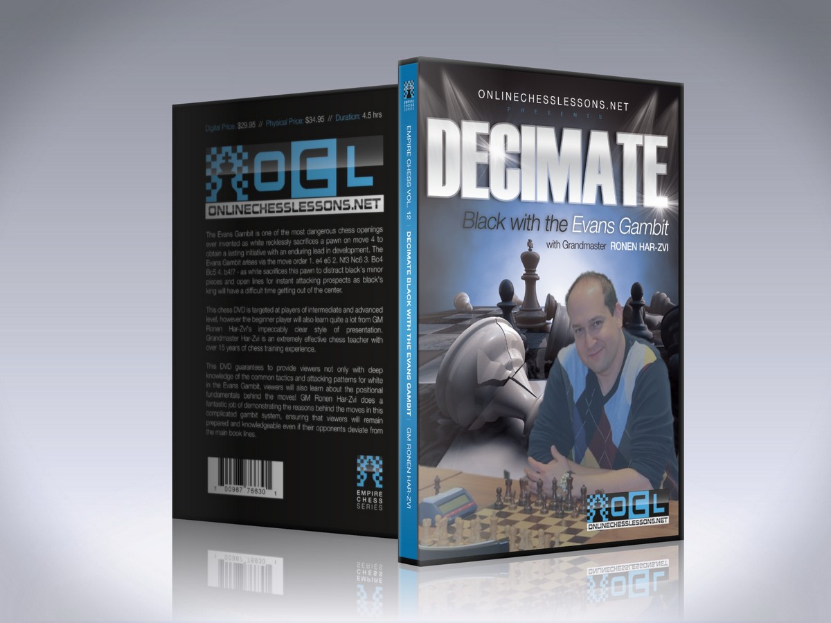 Decimate Black with the Evans Gambit av GM Ronen Har-Zvi