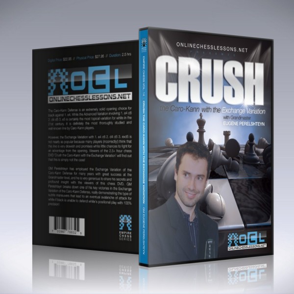 Empire Chess vol.14:Crush the Caro-Kann with the Exchange Variation – GM Eugene Perelshteyn