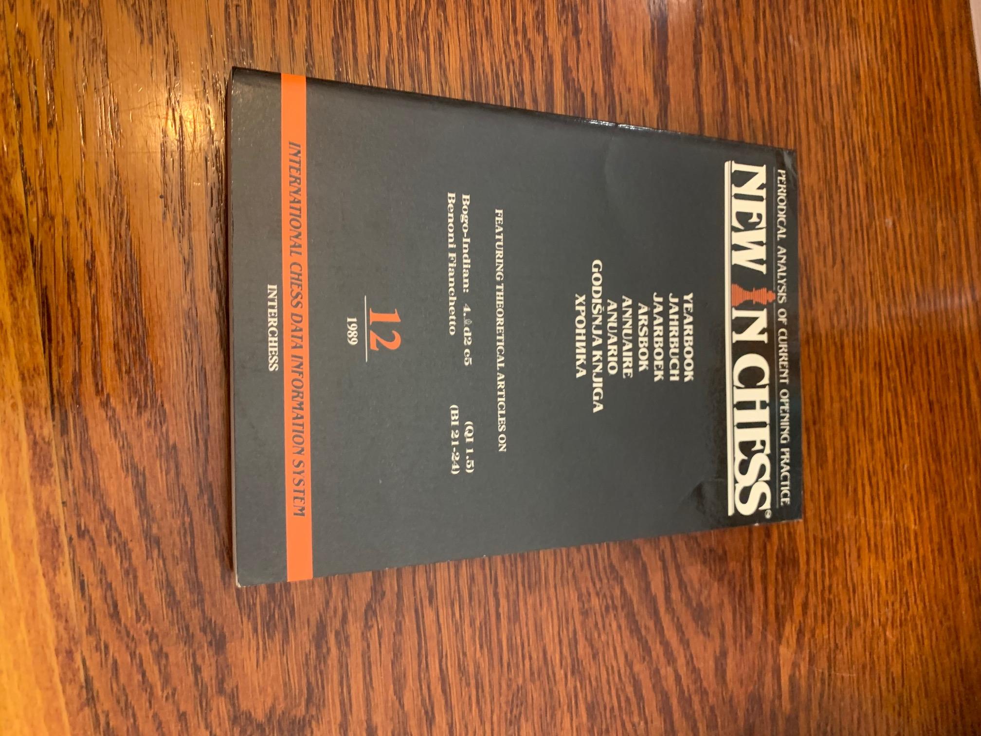 Antikvariskt - New In Chess Yearbook 12 - Hårdpärm