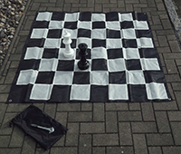 Nylonmatta för uteschack - 3