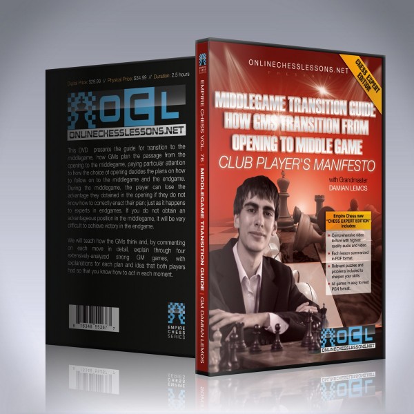 Empire Chess vol.76:Middlegame Transition Guide: How GMs Transition From Opening to Middlegame