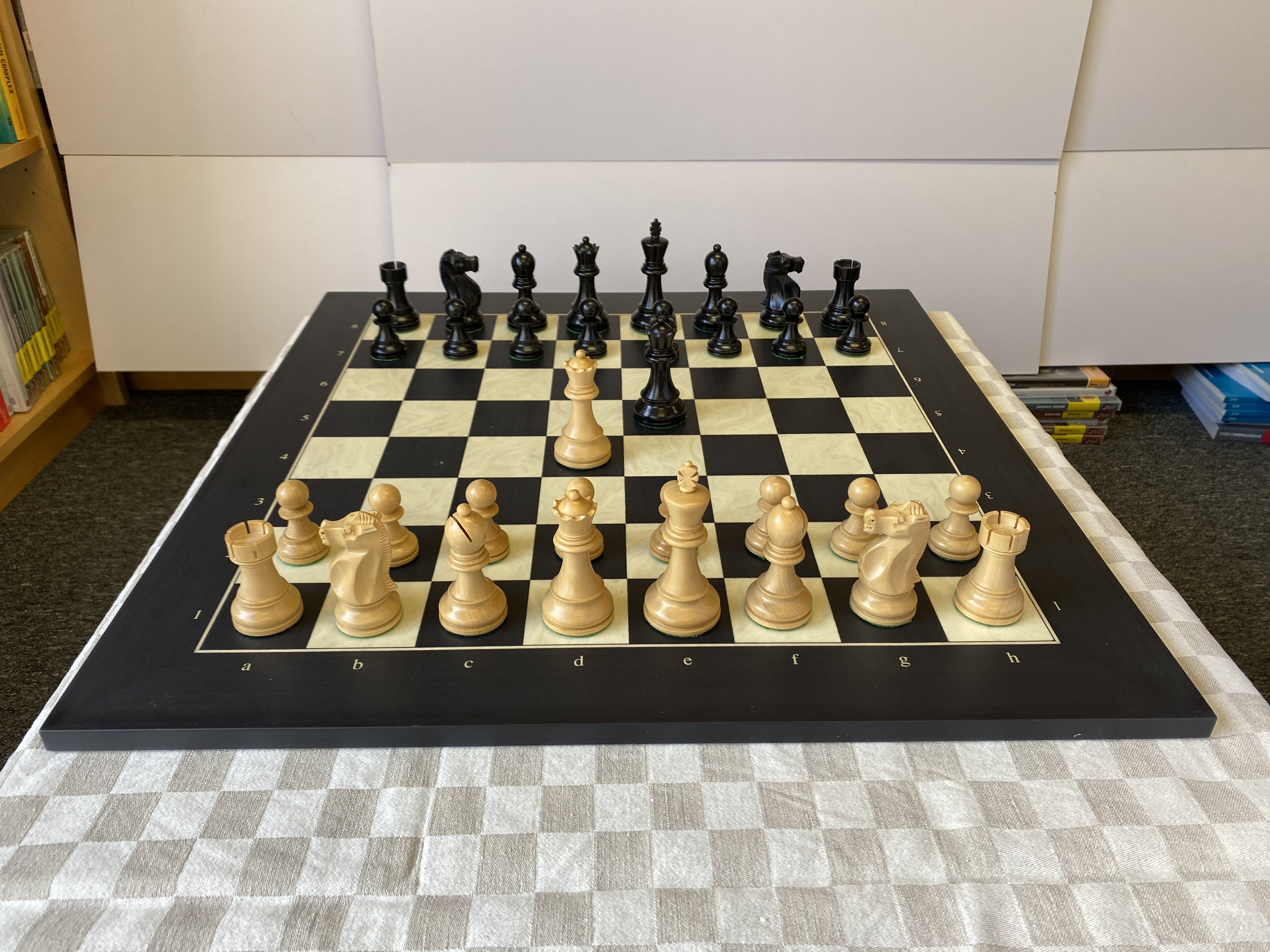 Peças De Xadrez Madeira Reykjavik Ii - Fischer X Spassky