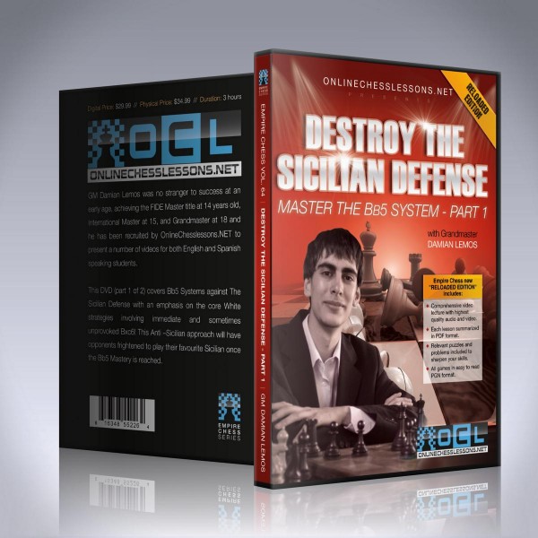 Empire Chess vol.64:Destroy the Sicilian Defense – Master the Bb5 System – Part 1