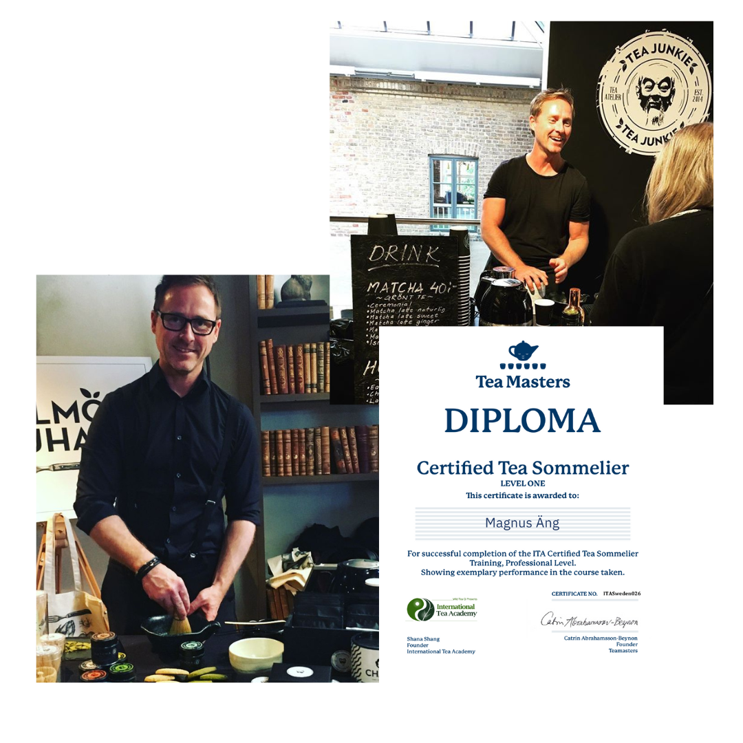 magnus äng är tesommelier på tea junkie
