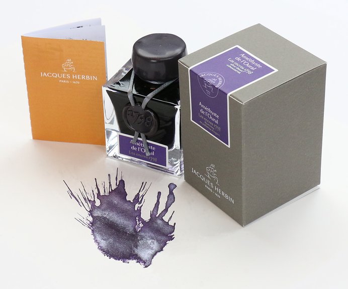 Tidformera Blackflaska J Herbin 1798 Ink Amethyste De L Oural