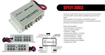 AUDIOPIPE SPLIT-3003