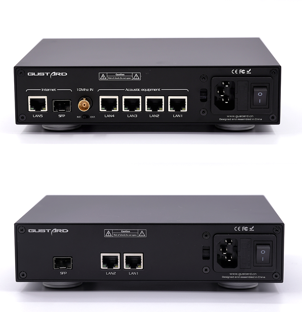 GUSTARD N18/N18 Pro Network Switch - RJ45 and Optical Fiber - 2
