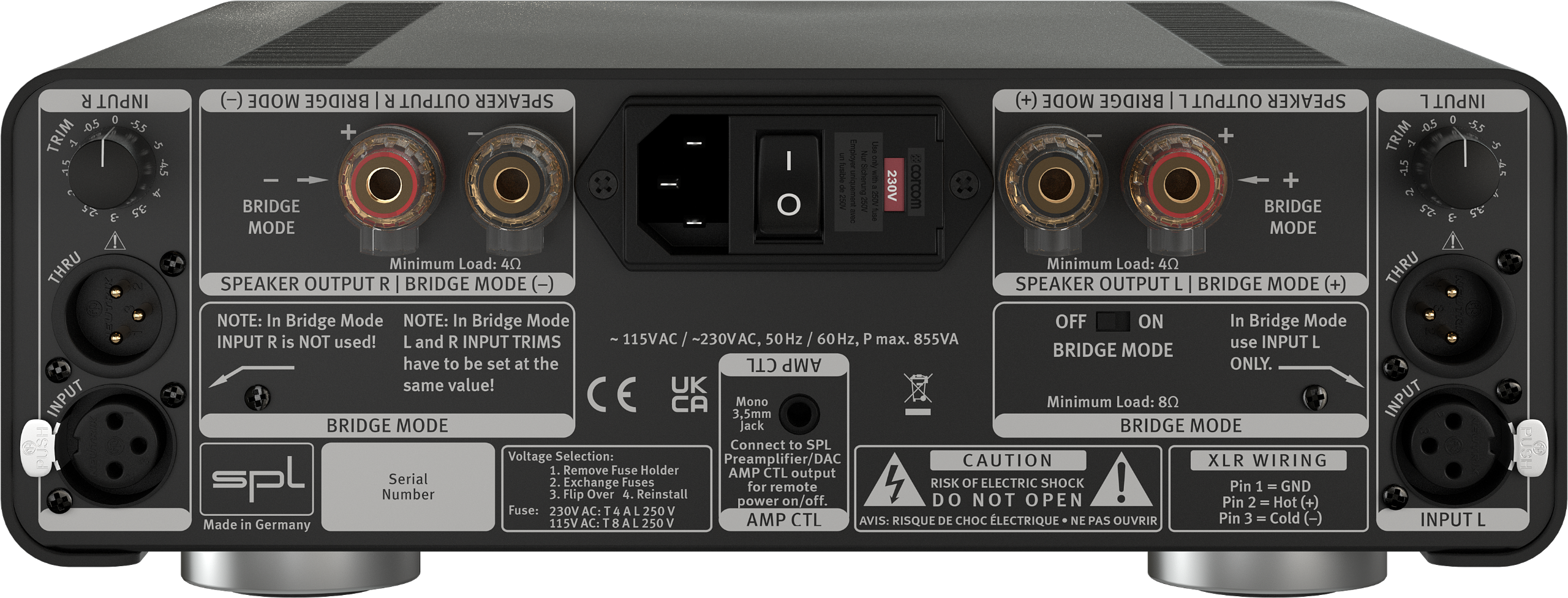SPL Performer s800 (color: black) - stereo amplifier - 2