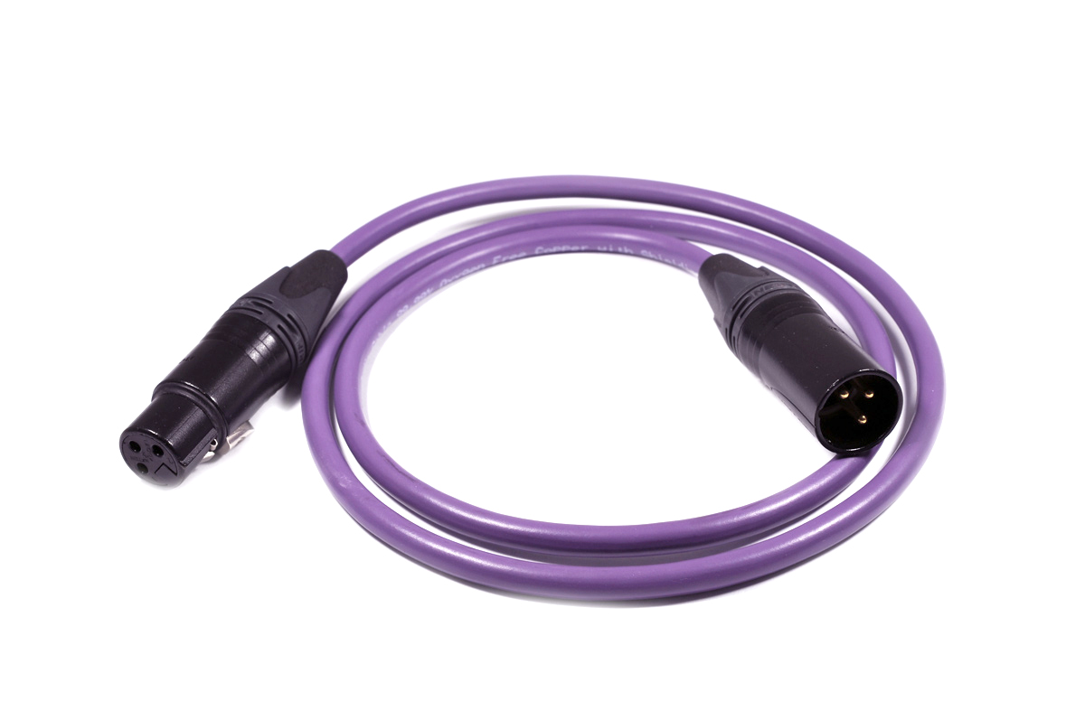 Melodika - Analogue Interconnect 1xXLR - 1xXLR Purple