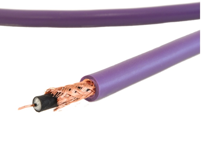 Melodika - 1xRCA – 1xRCA Subwoofer Cable Purple - 2
