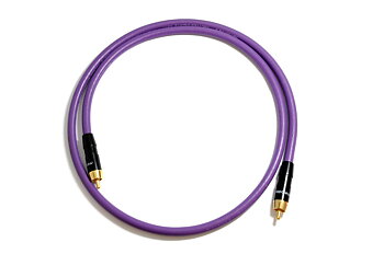 Melodika - 1xRCA – 1xRCA Subwoofer Cable Purple