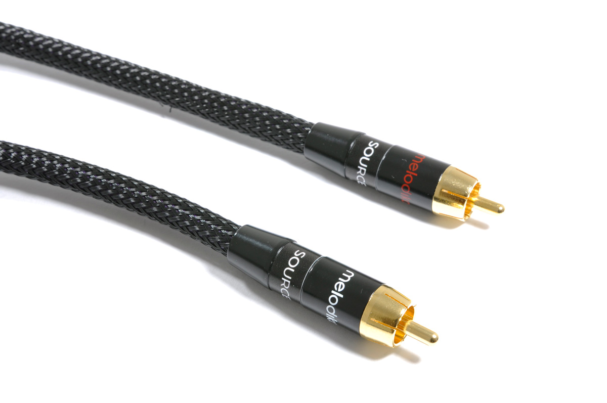 Melodika - Analogue Interconnect 2xRCA – 2xRCA - Black Edition   - 2