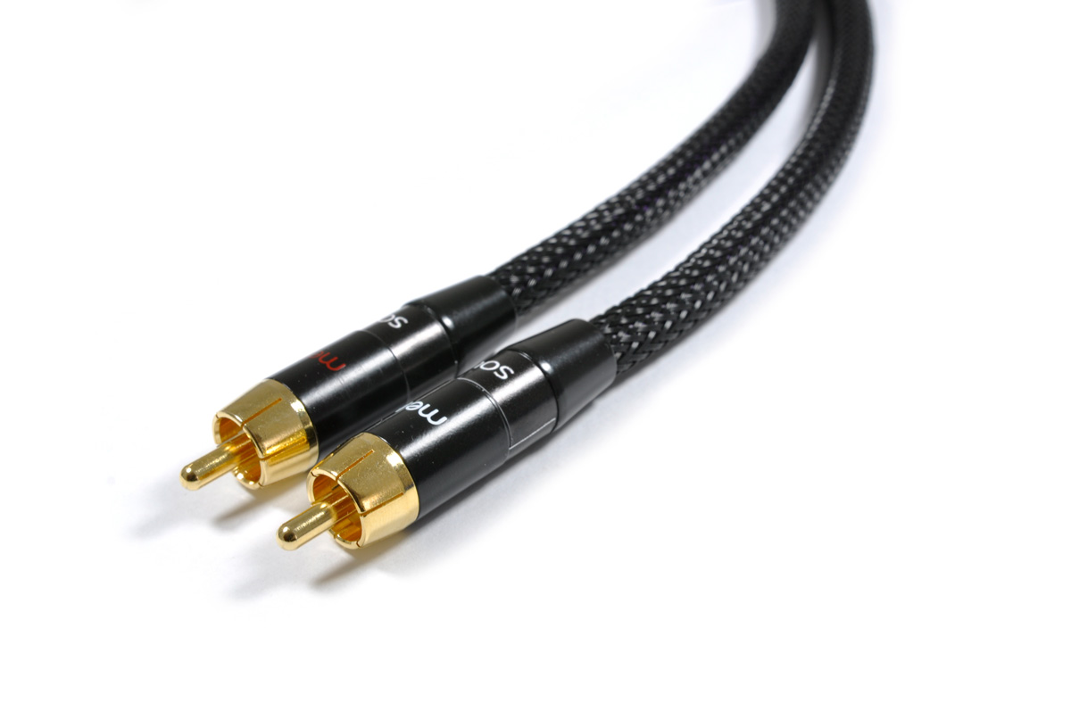 Melodika - Analogue Interconnect 2xRCA – 2xRCA - Black Edition   - 3