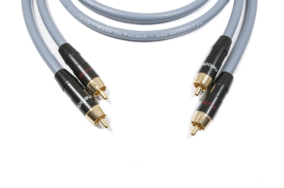 Melodika - Analogue Interconnect 2xRCA - 2xRCA Purple Grå - 4