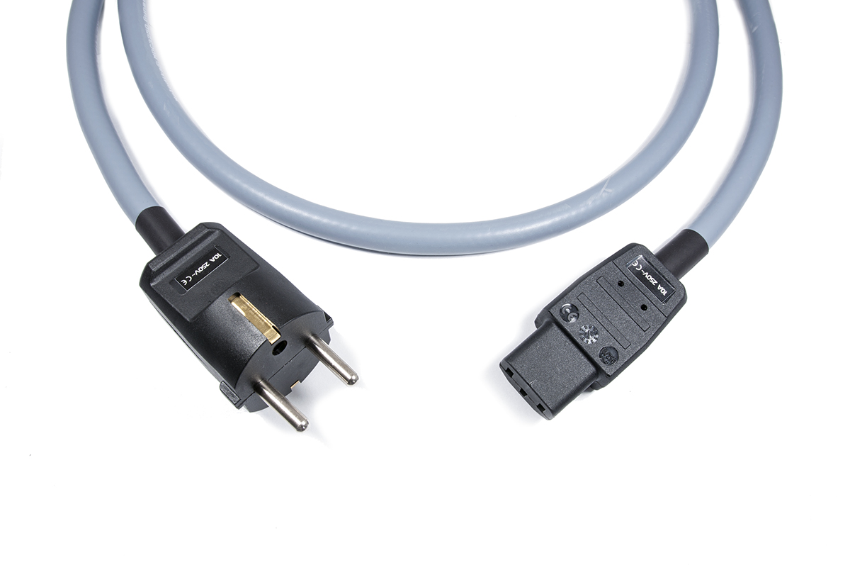Melodika - Power cable Schuko-IEC C13 - Grey
